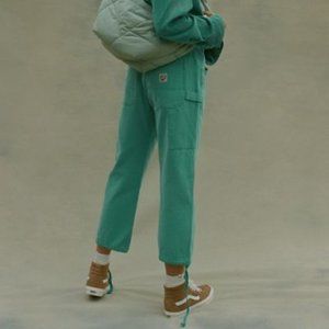 BDG Teal Lexi Straight Leg Carpenter Pant